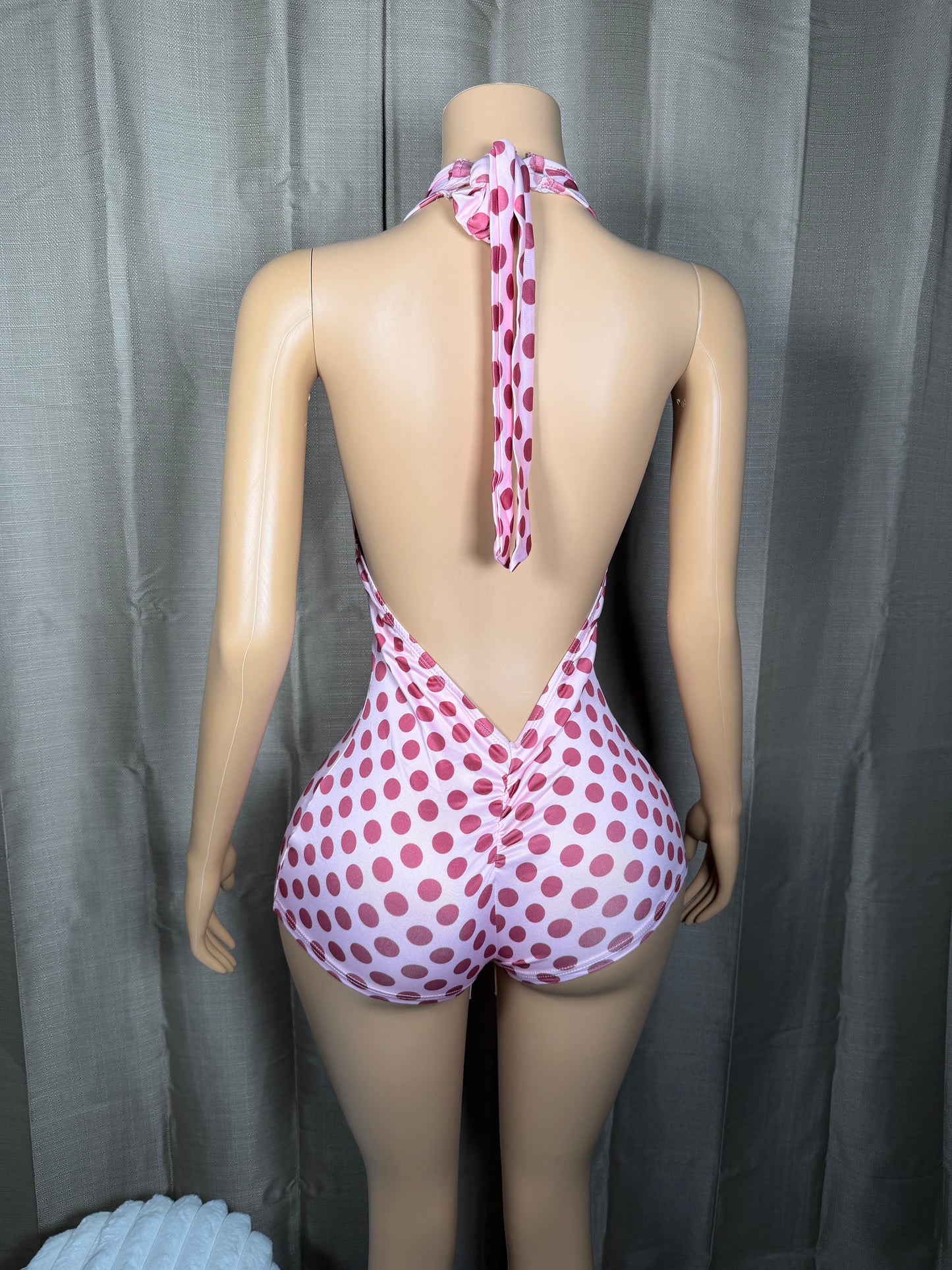 Tisha Polka Dot Romper (XXS-L)