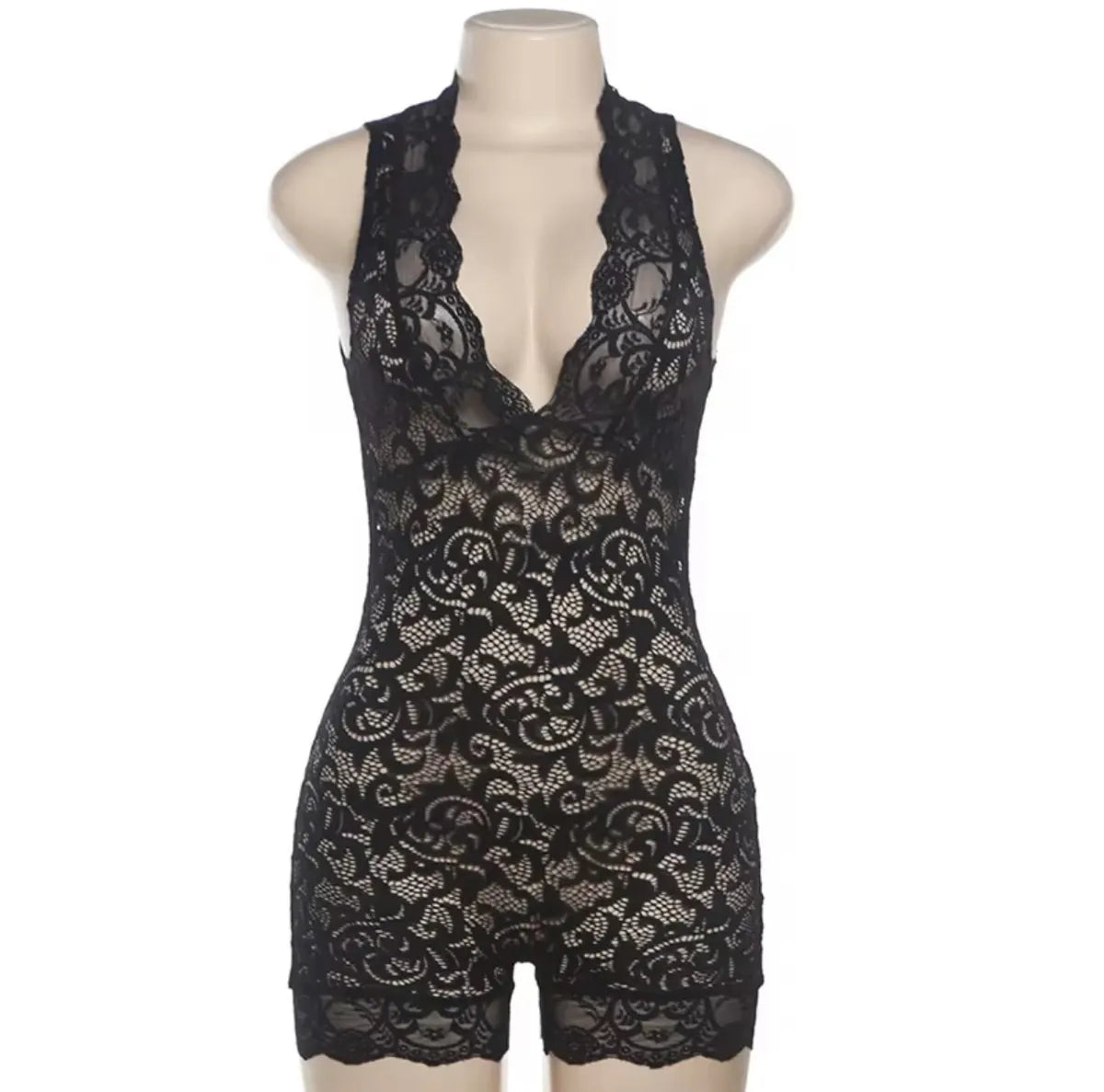 Alicia Lace Romper (XS-L)
