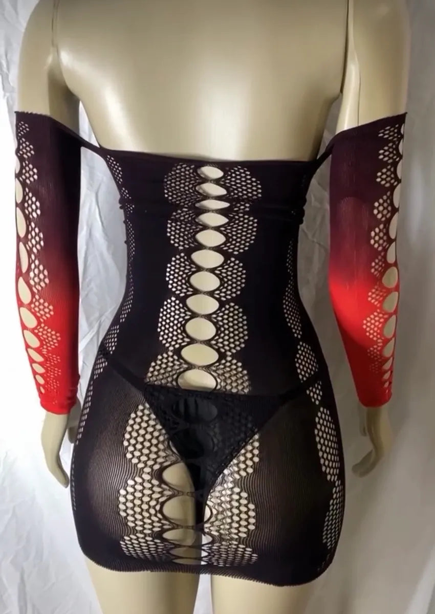 Fireball Mesh Dress