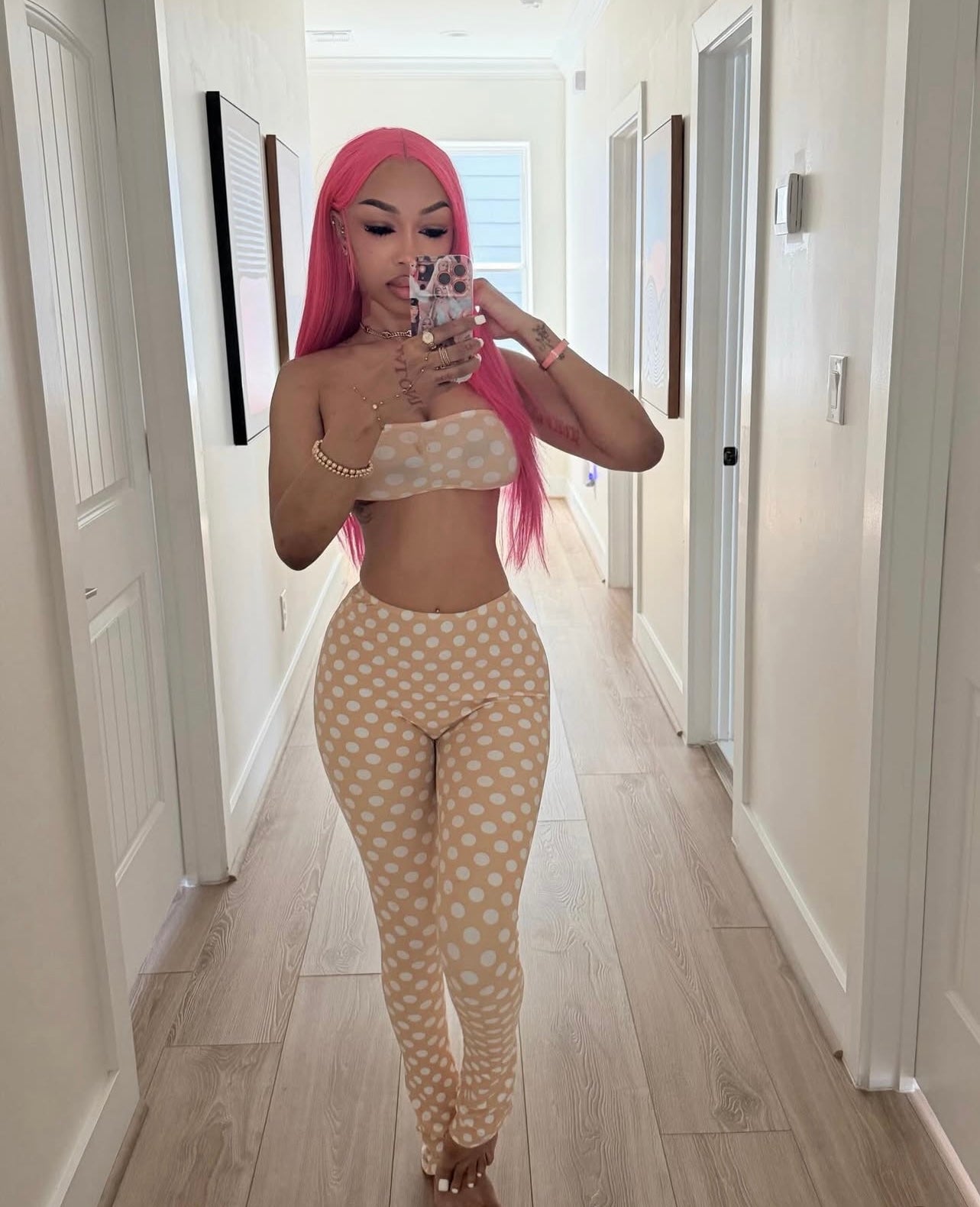 Polka Dot Pants Set (S-L)