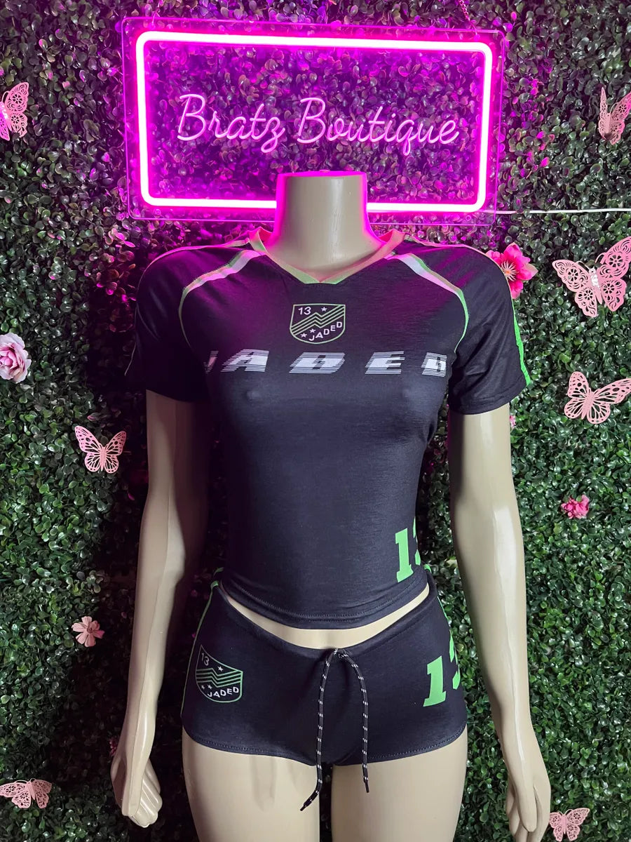Jaded 2 Piece Mini Shorts Set (S-L)