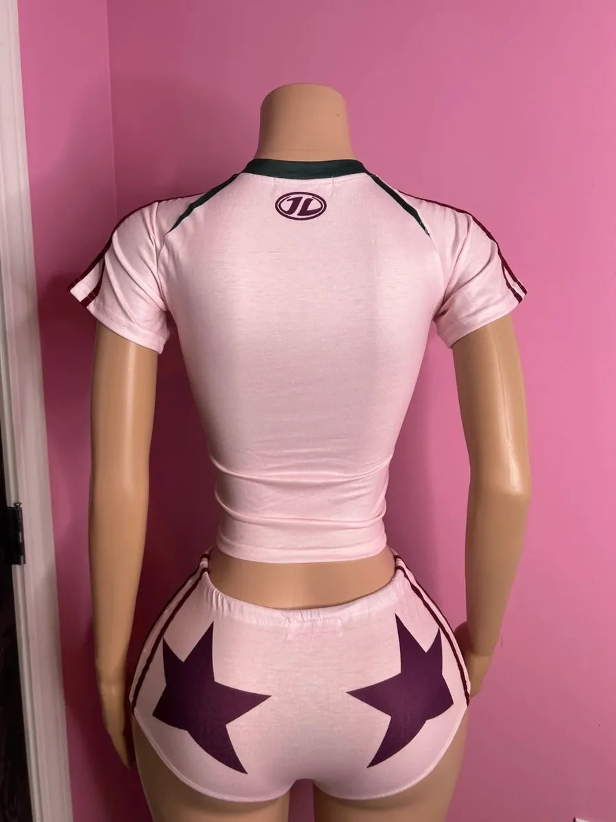 Jaded 2 Piece Mini Shorts Set (S-L)