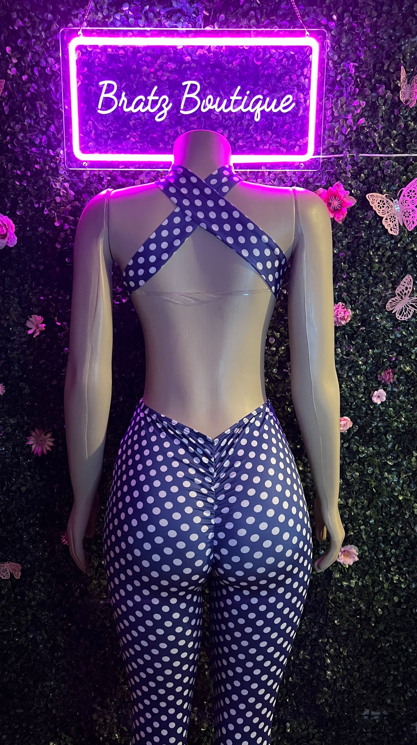 Polka Dot Pants Set (S-L)