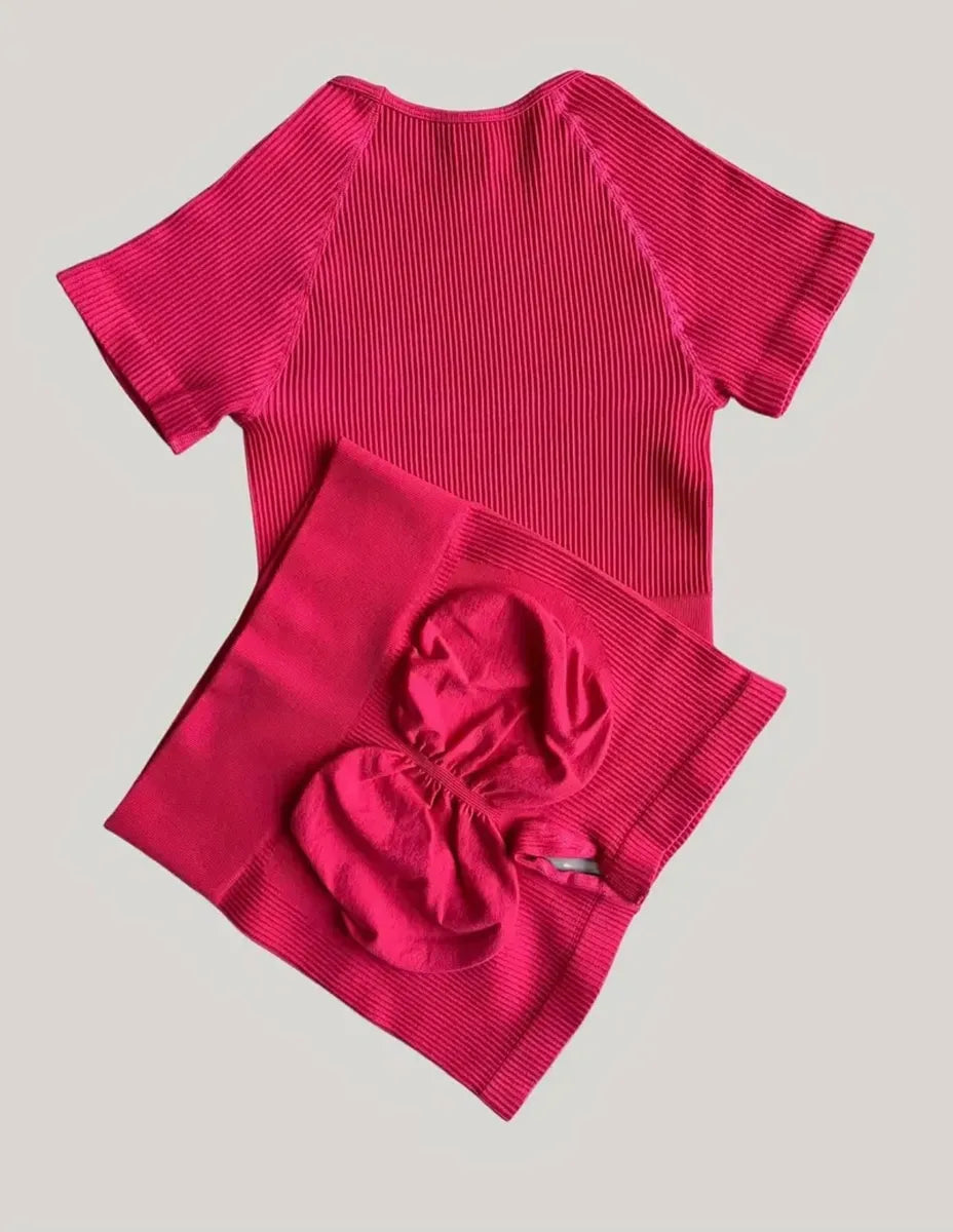 Pink Starburst 2 Piece Shorts Set