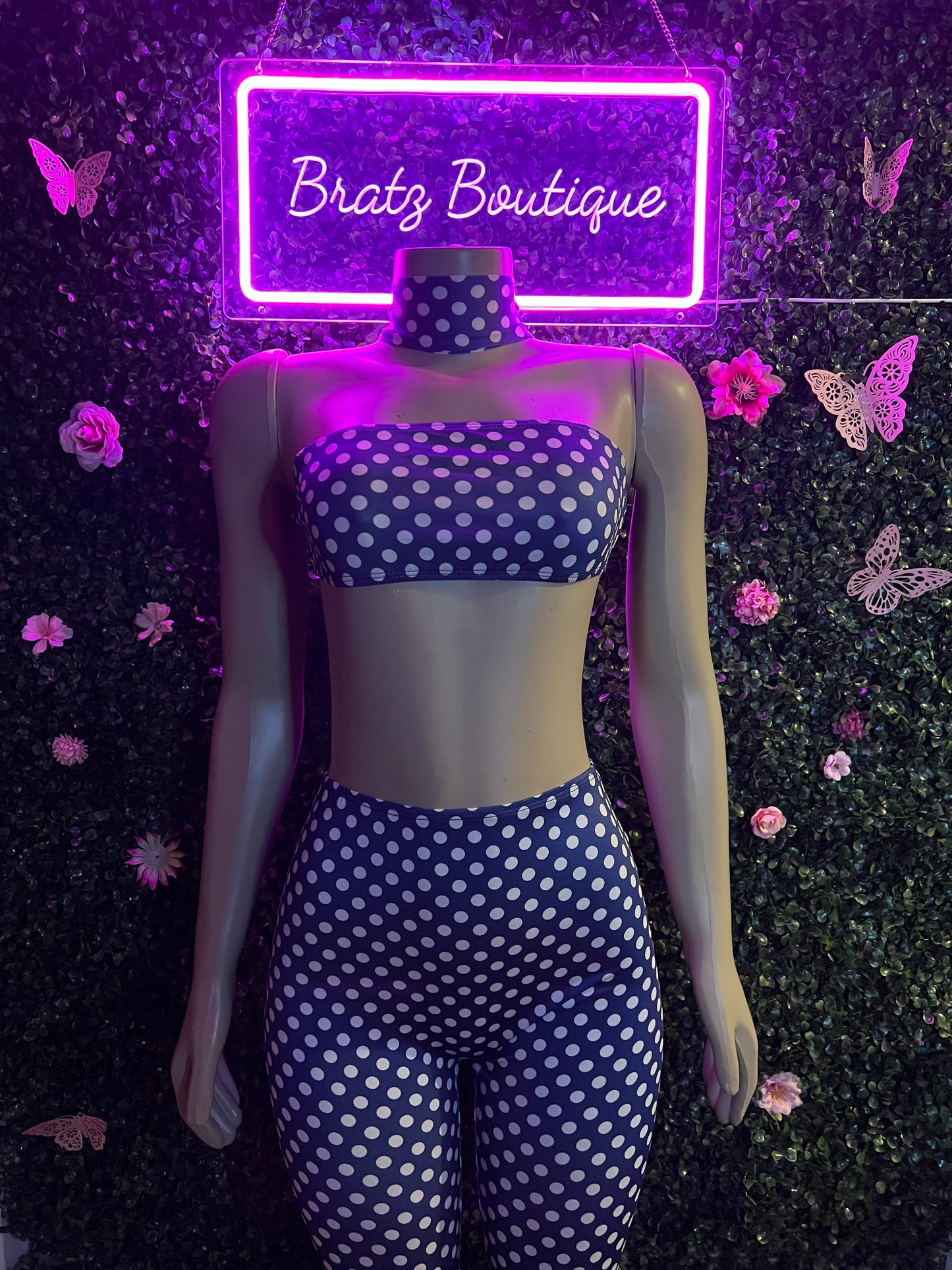 Polka Dot Pants Set (S-L)