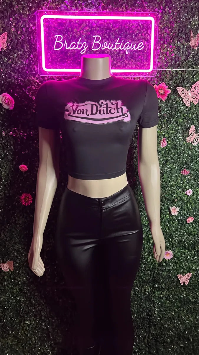 Von Dutch Leather Shorts set (XS-XL)