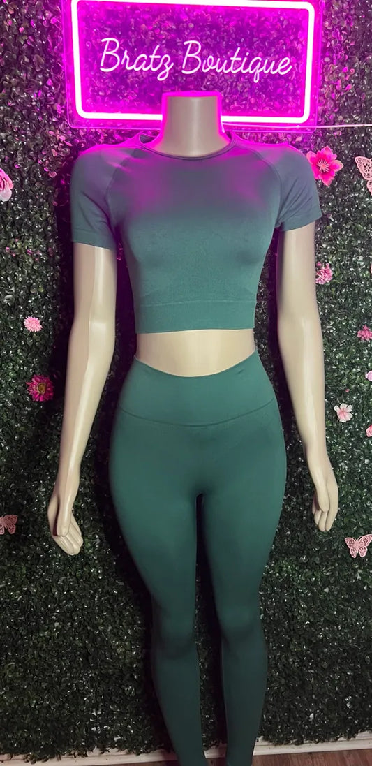 Sporty Babe 2 Piece Leggings Set (S-XL)