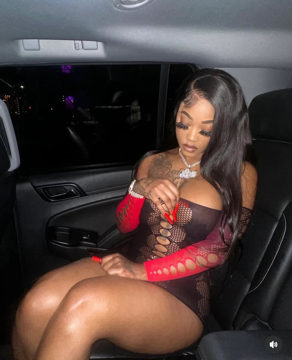 Fireball Mesh Dress