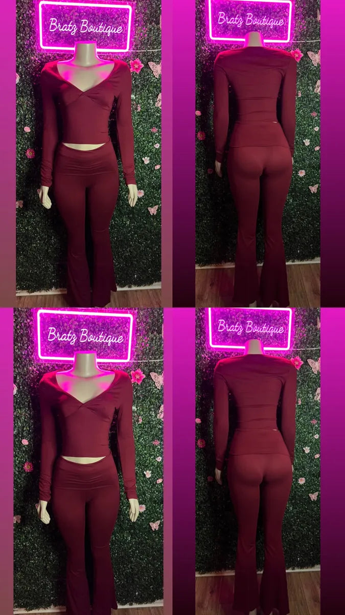Alice 2 Piece Foldover Leggings Set