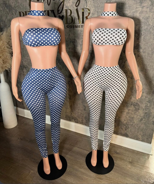 Polka Dot Pants Set (S-L)