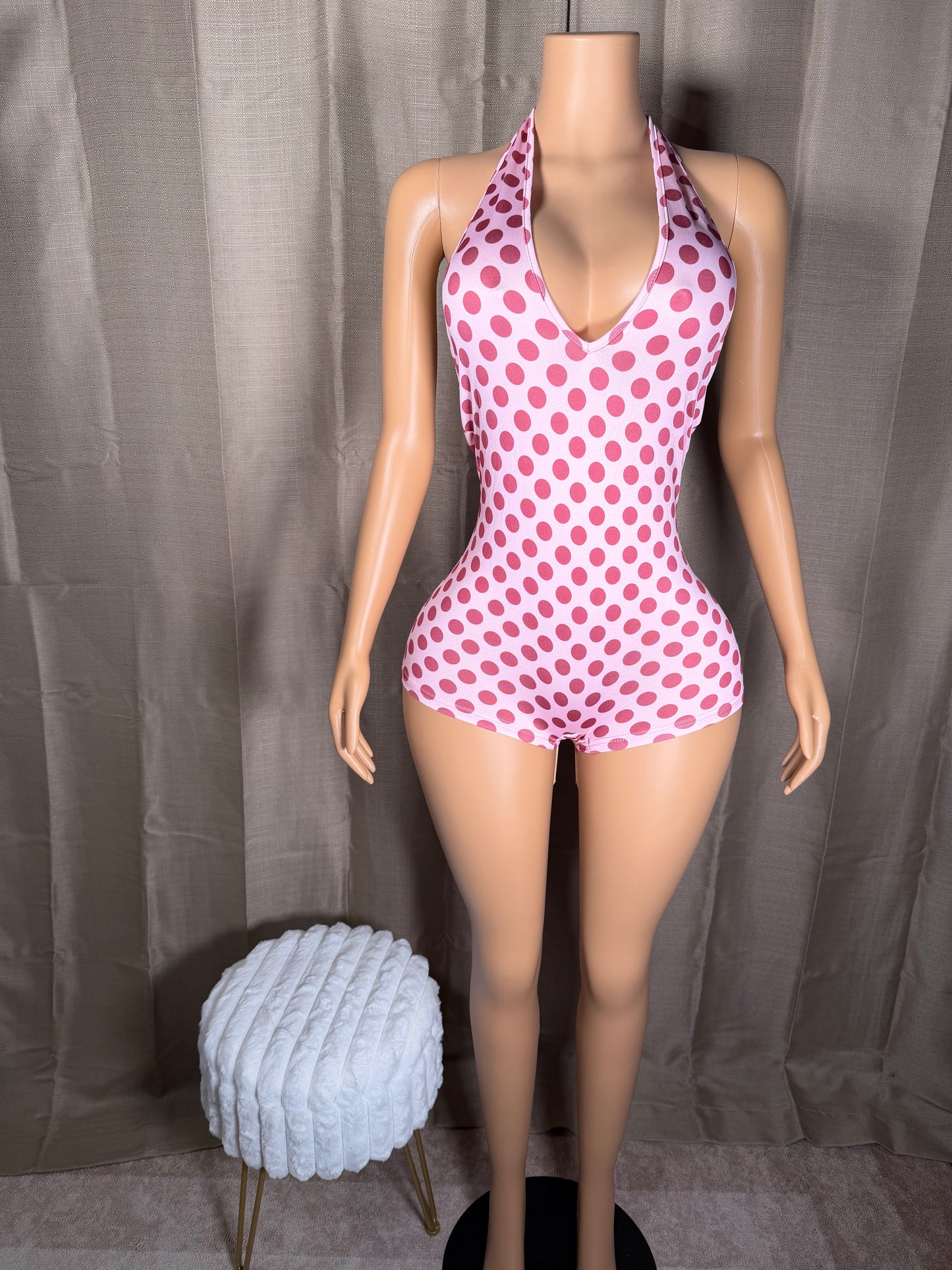 Tisha Polka Dot Romper (XXS-L)