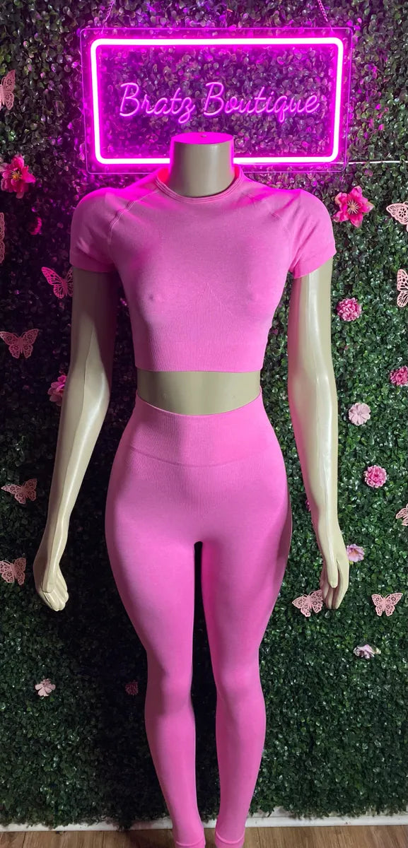 Sporty Babe 2 Piece Leggings Set (S-XL)