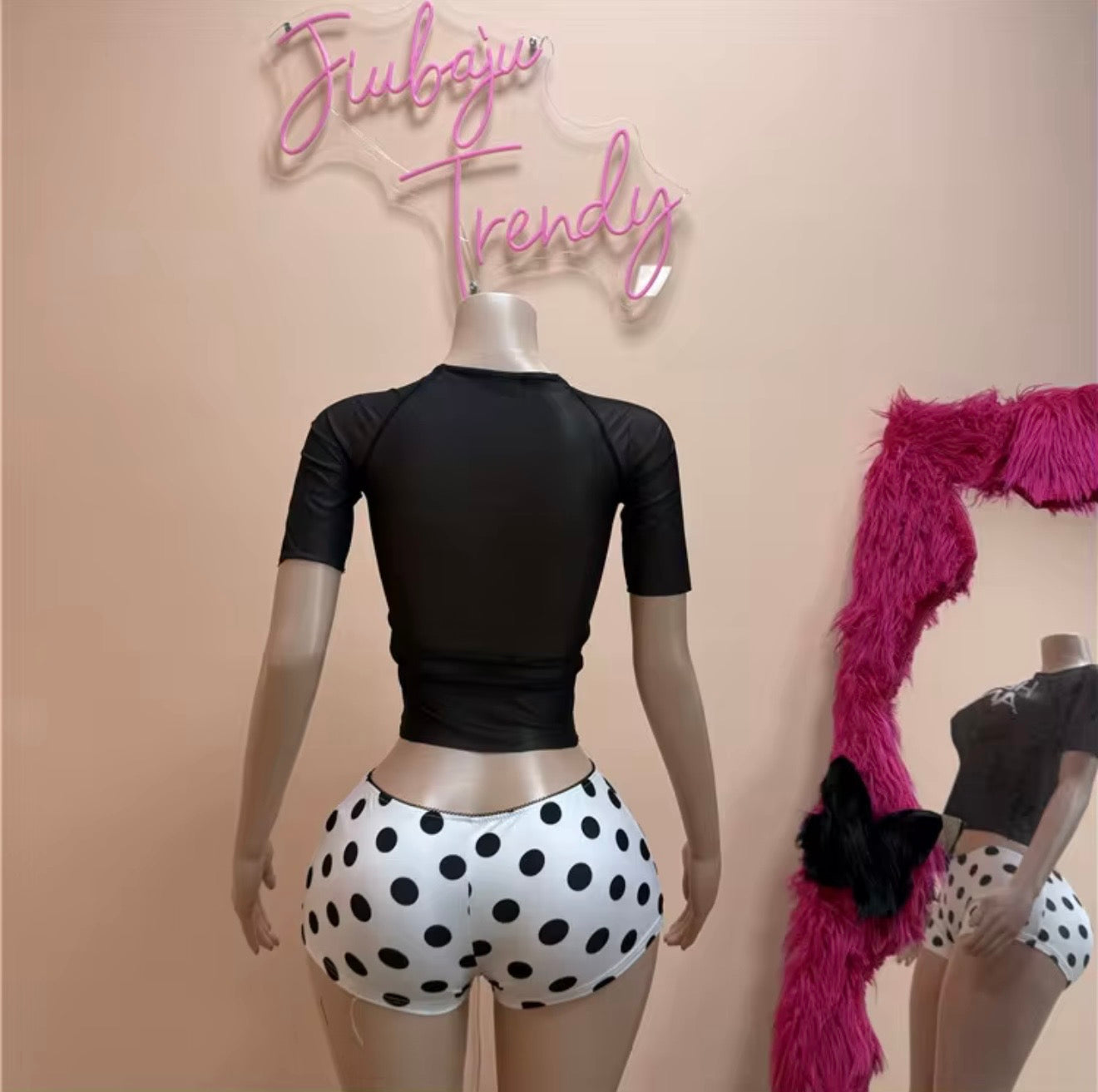 Zen Polka Dot Shorts Set