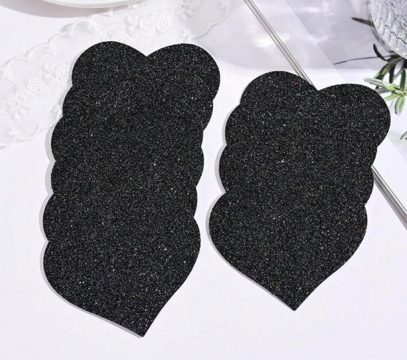 Glitter Heart Pasties