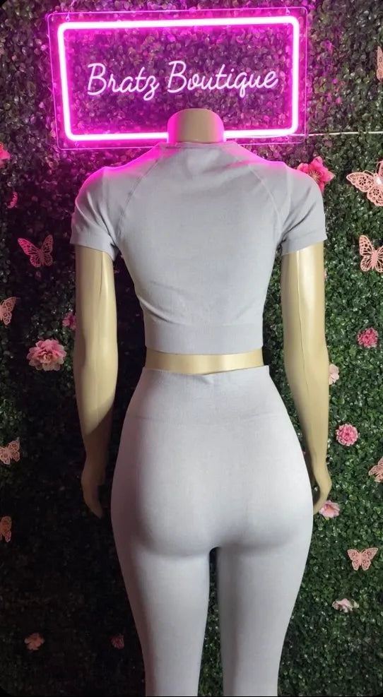 Sporty Babe 2 Piece Leggings Set (S-XL)