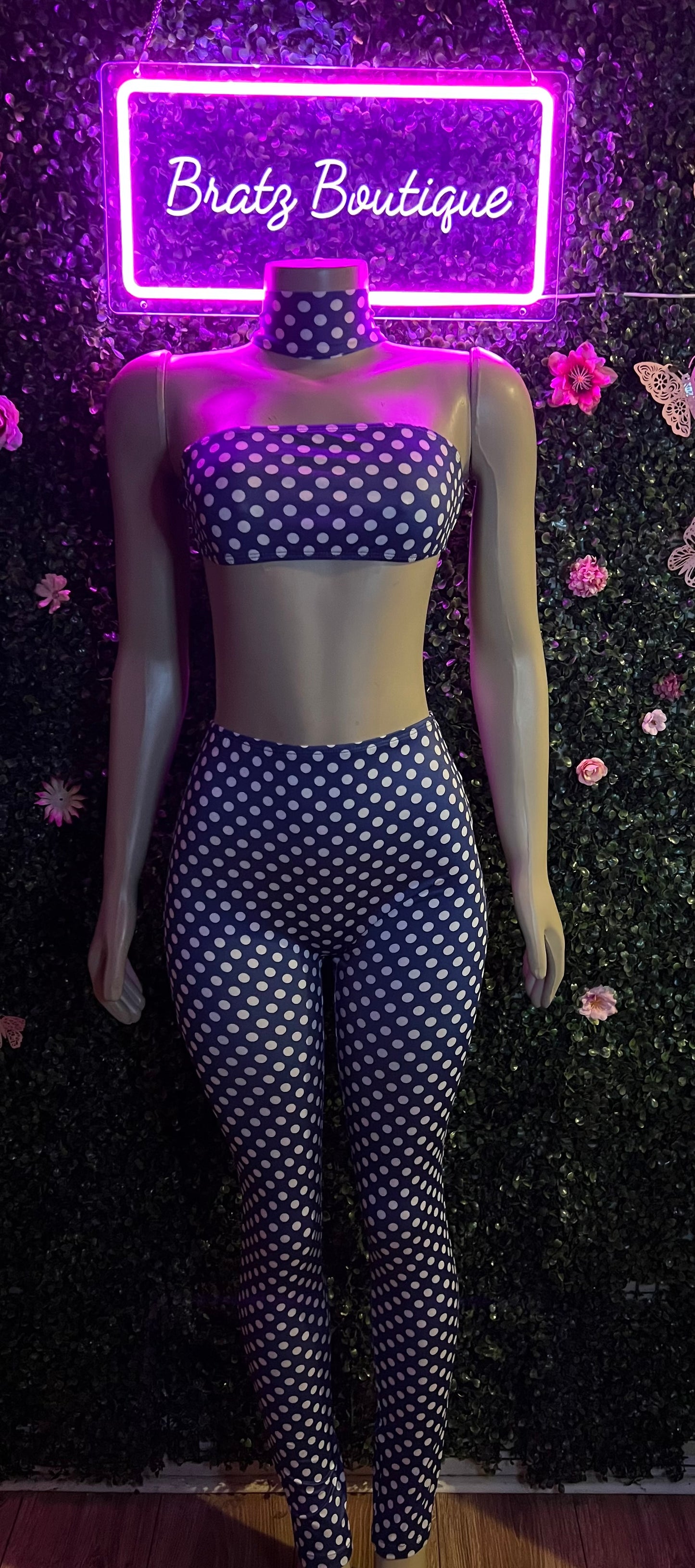 Polka Dot Pants Set (S-L)