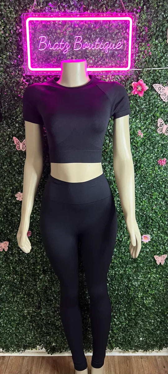 Sporty Babe 2 Piece Leggings Set (S-XL)
