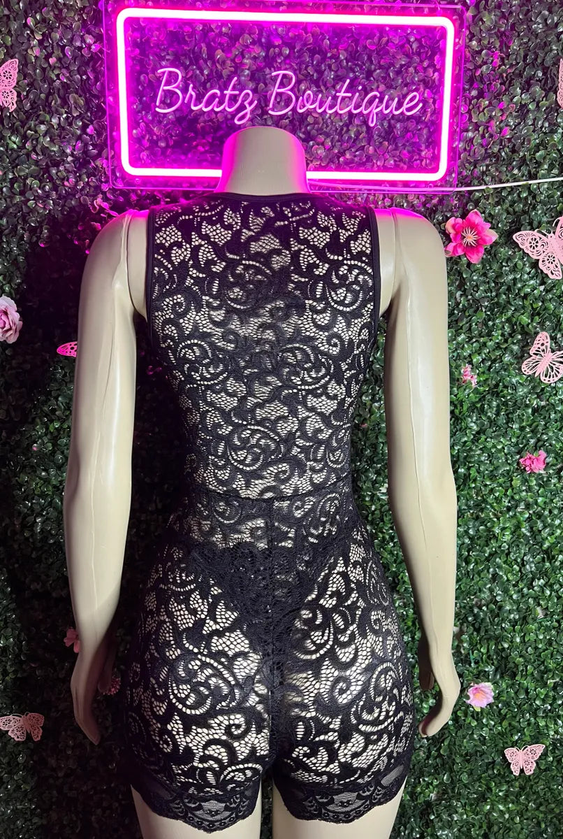 Alicia Lace Romper (XS-L)