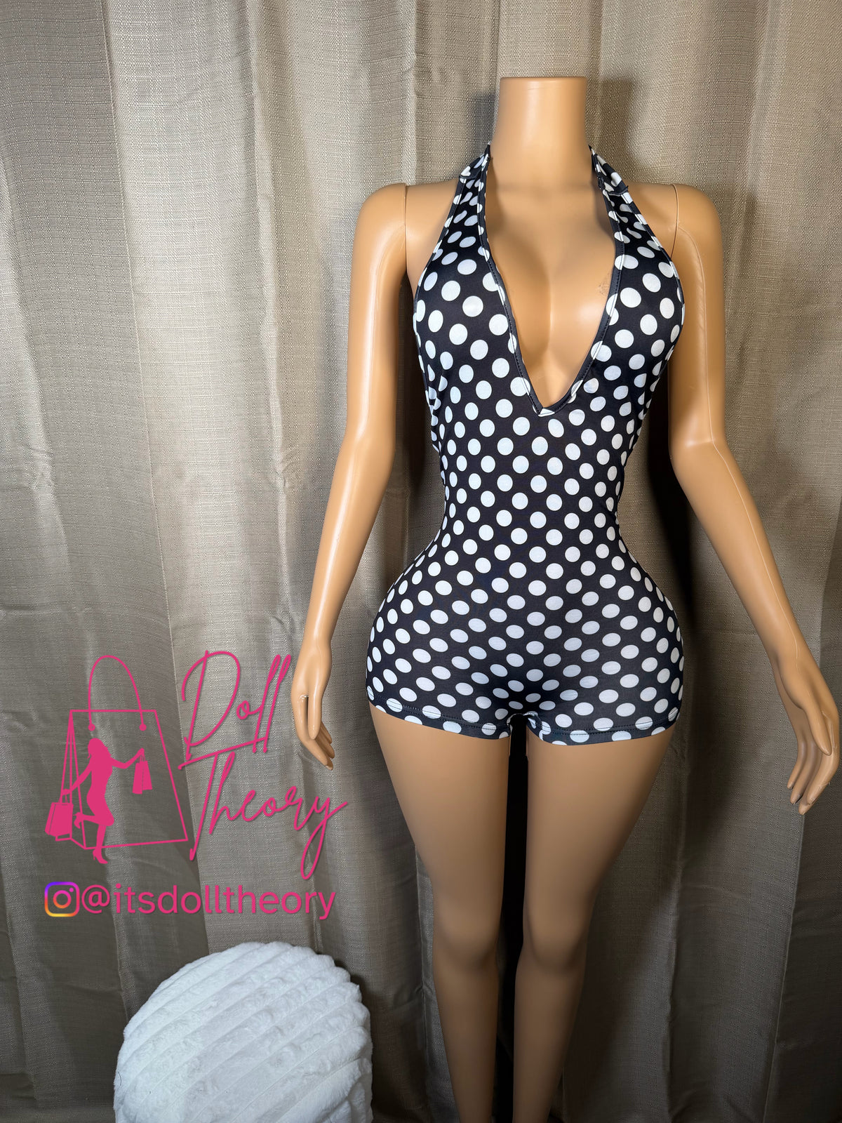 Tisha Polka Dot Romper (XXS-L)
